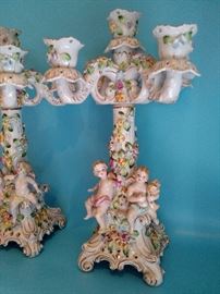 Pair of Camille Naudot French candelabras