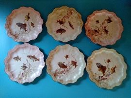 Doulton Burslem fish plates