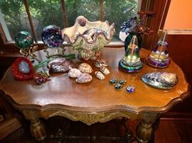 Shells and art glass