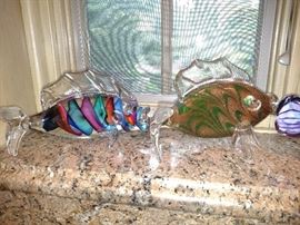 Murano glass fish