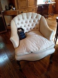 Small chair in need of re-upholstering