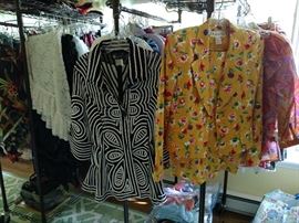 Size 4 Petite ladies clothing but hundreds of scarves that are one size fits all