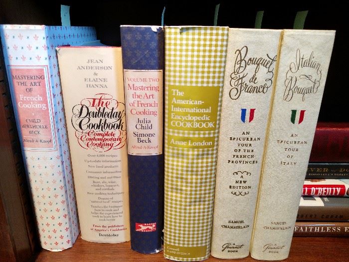 Cookbooks, these are separately priced but we have LOTS more 