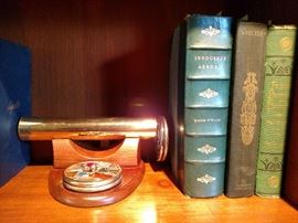 Kaleidoscope and books 