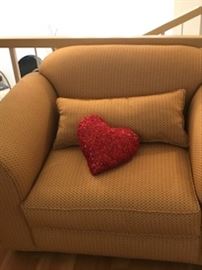 Big arm chair with ottoman  $350