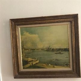 a  venice  scene  of  the  canal  dating  from the  sixties 