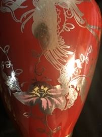 set  of   two  vases   made  in  germany  being  appraised 