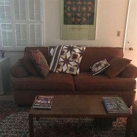 the  most   comfortable   couch  for  a  den ,