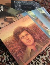 French Records: Brel, Aznavour, and Joe Dassin ,American  LP records  too  ,Beatles  ,Rolling  stones ..