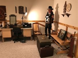 A view in the basement including the "One-Armed Bandit" in the corner!