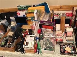 Office, Decks of cards, Camera, etc.