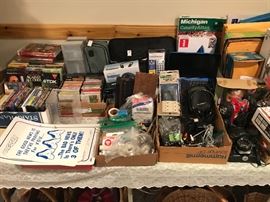 Another view of the cameras along with VHS/DVD, etc.