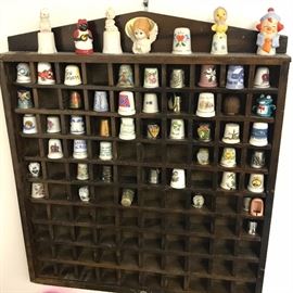 Porcelain thimble collection