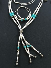 Sterling & turquoise
