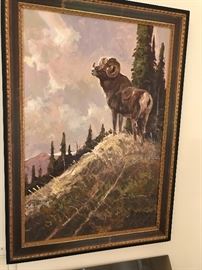 Dennis P. Anderson (1940 -2005) original oil on canvas