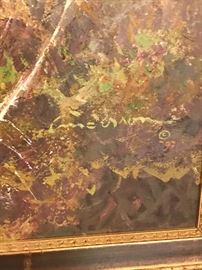 Anderson signature and date (1997).  This listed artist died in 2005.