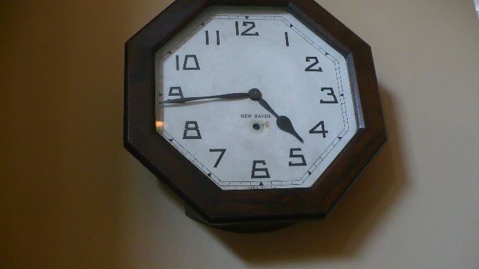 THIS CLOCK CAME FROM THE BURLINGTON SCHOOL