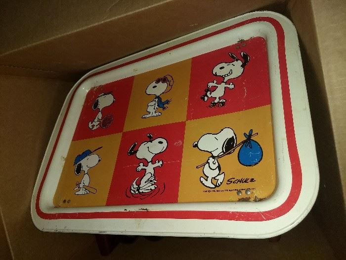 Vintage Snoopy Tray