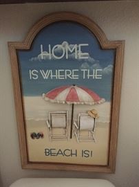 Home is Where the Beach Is! Plaque