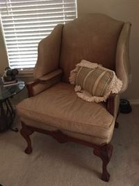 Leather Oversized Arm Chair