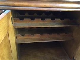 Sideboard/Buffet with Built in Wine Rack