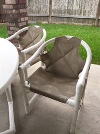 Pipe Creations Patio Table (Oval) and Chairs