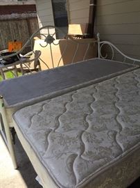 Day Bed with Trundle, Box Spring and Mattress