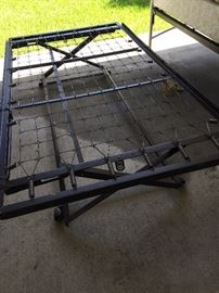 Day Bed with Trundle, Box Spring and Mattress