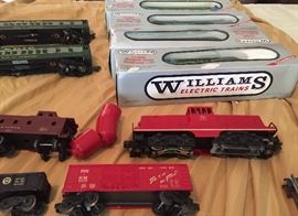 Assorted Lionel Trains, Williams Electric Trains