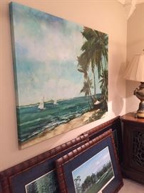 Lee Reynolds Paintings, Golf Litho's