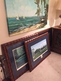 Lee Reynolds, Golf Litho's by Griff