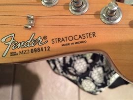 Fender Stratocaster Electric Guitar with Whammy Bar, Serial Number