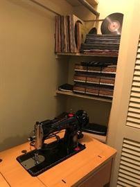Record albums, Singer Sewing Machine