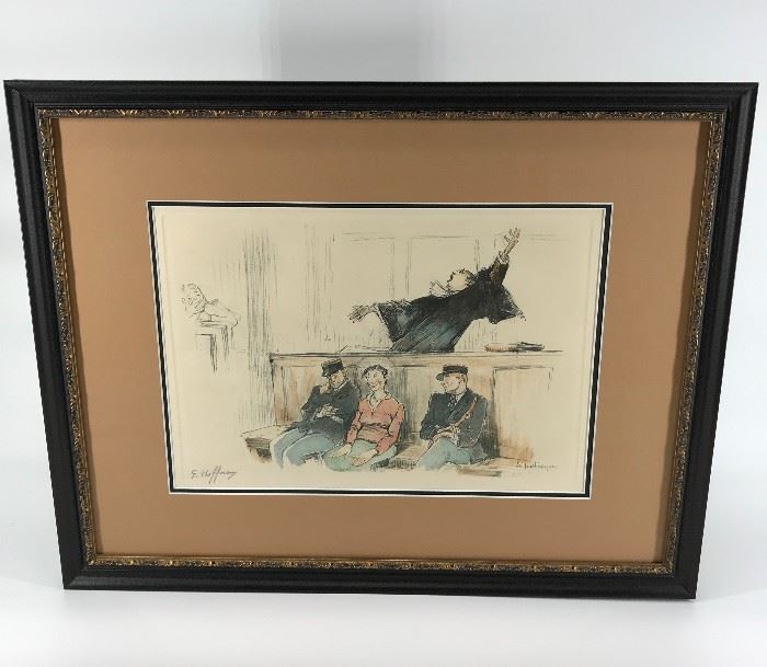 Gaston Hoffman Signed Artist's Proof #2  http://www.ctonlineauctions.com/detail.asp?id=734693
