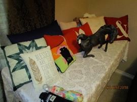 Misc pillow and decor