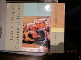 Julia (Childs) and Jacques Pepin Cood book...Cooking at Home  