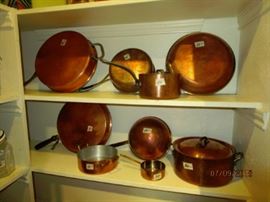 Copper Pots and Pans