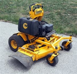 Wright Stander Stand Behind Lawn Mower, Model WSR52, 1104 Hours, 52" Deck, Working