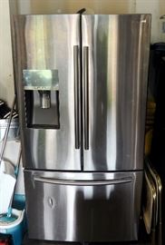 Samsung 3-Door Refrigerator/Freezer Model RF323TEDBSR/AA 35.5" x 38" x 70"