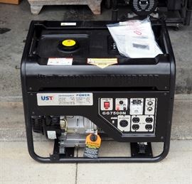 Ultimate Solution Tools GG7500N Series Gasoline Generator 120/240v, 6000w With Original Owners Manual