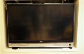 Sony Full HD 1080 60" Color TV With Remote And Toshiba 5 Disk Carousel Changer DVD Player With Remote