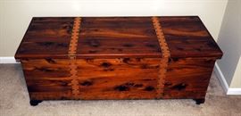 Genuine Tennessee Red Cedar Chest With Copper Straps 20"H x 54"W x 22"D