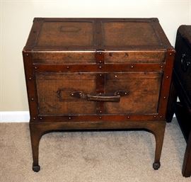 Night Stand With Drawer 25"H x 23.5"W x 14.5"D And Night Stand With Drawer And Shelf 24"H x 24.5"W x 19.5"D