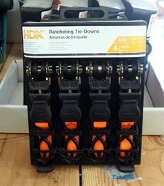 Racheting Tie Downs 1" x 12 Ft Qty 17, New In Package