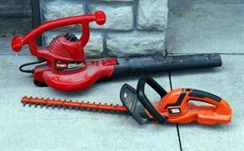 B&D Hedge Trimmer And Toro Ultra Blower Vac Metal Impeller