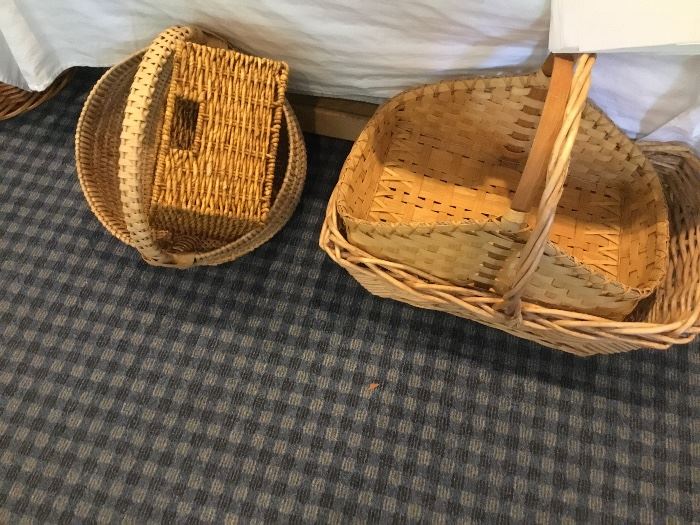Collection of large baskets.