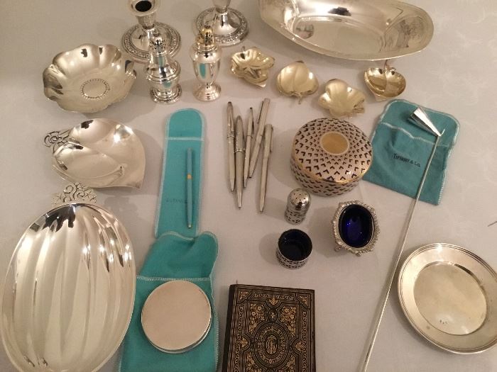 Tiffany items plus some sterling.