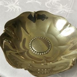 Sterling Tiffany lotus bowl.