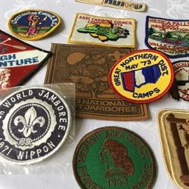 Vintage Scout patches.