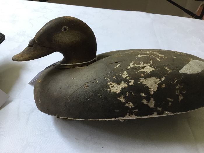 Antique duck decoy.